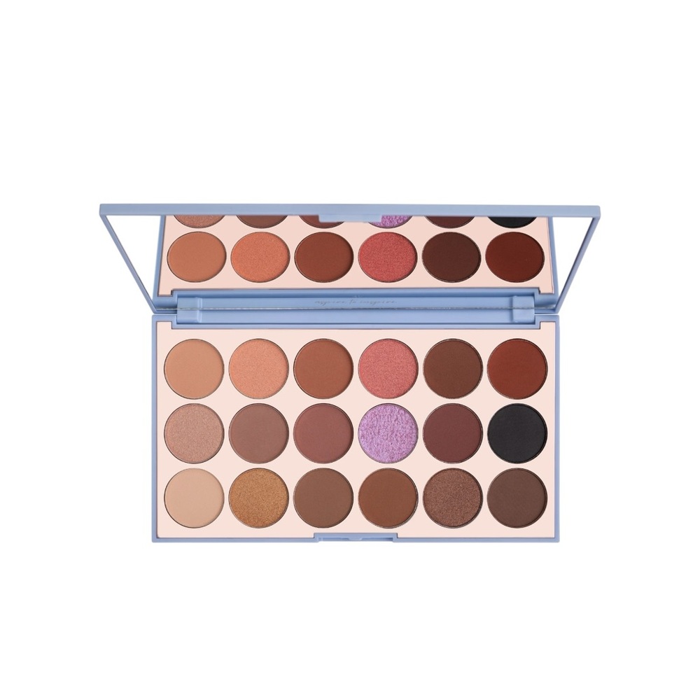 The Beauty Bybel Eyeshadow Palette Nude Eyeshadow Shimmer Metallic Shades